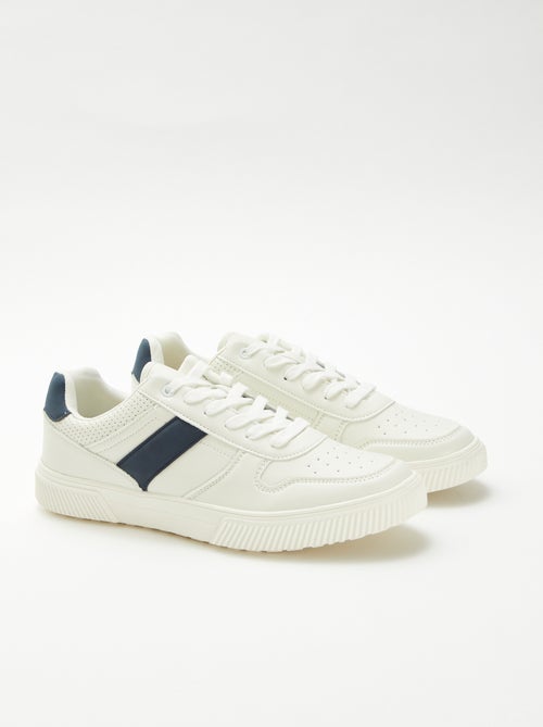 Effen vetersneakers - Kiabi