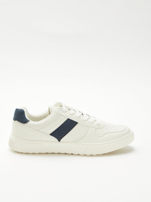 Effen vetersneakers - Kiabi