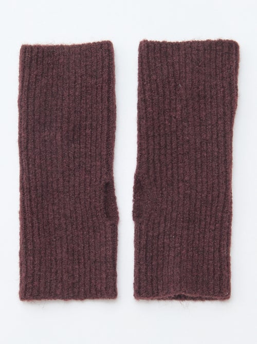 Effen vingerloze handschoenen - Kiabi