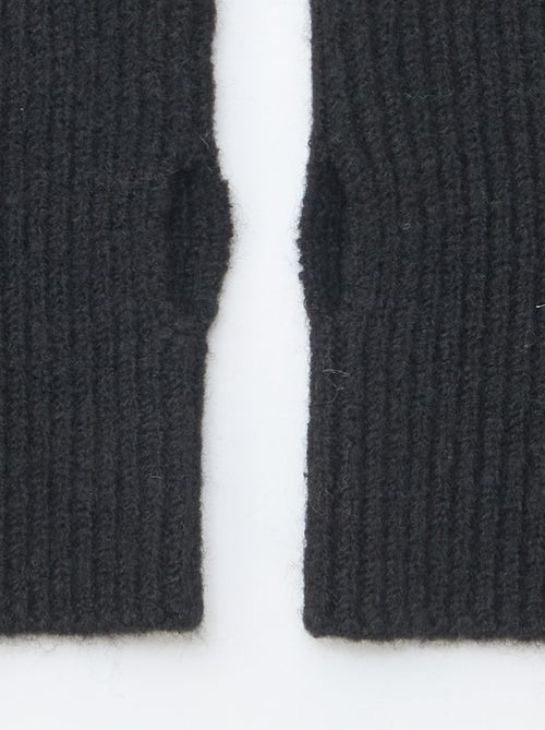 Effen vingerloze handschoenen - Kiabi