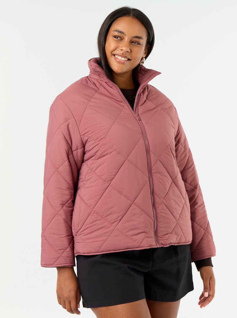 Effen waterafstotende jas Rose - Kiabi