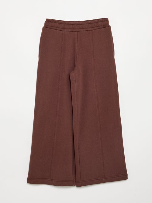 Effen wide leg-broek - Kiabi