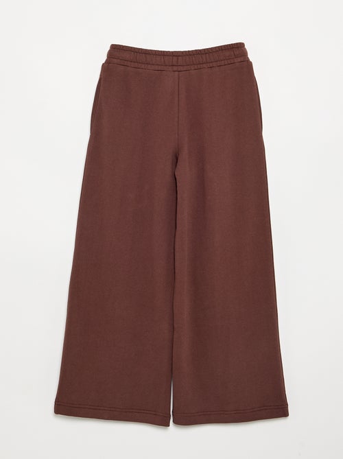 Effen wide leg-broek - Kiabi