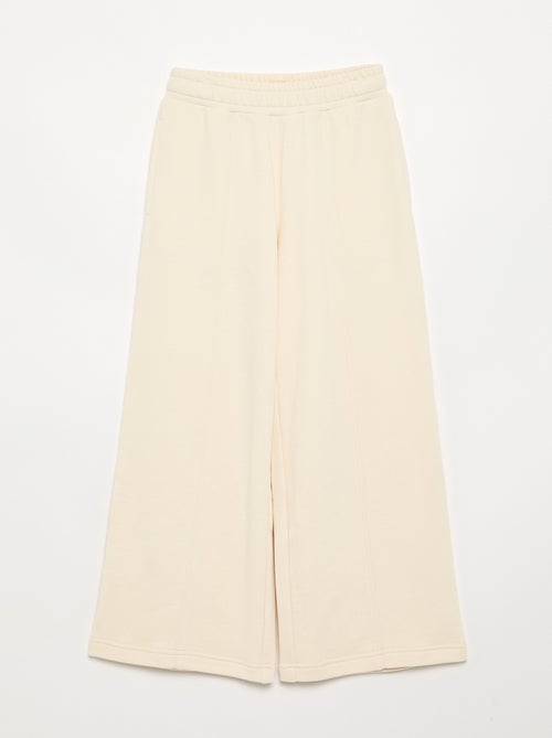 Effen wide leg-broek - Kiabi