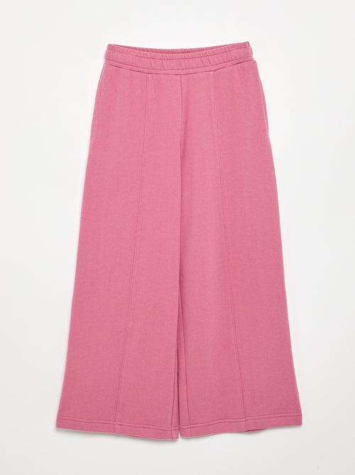 Effen wide leg-broek - Kiabi