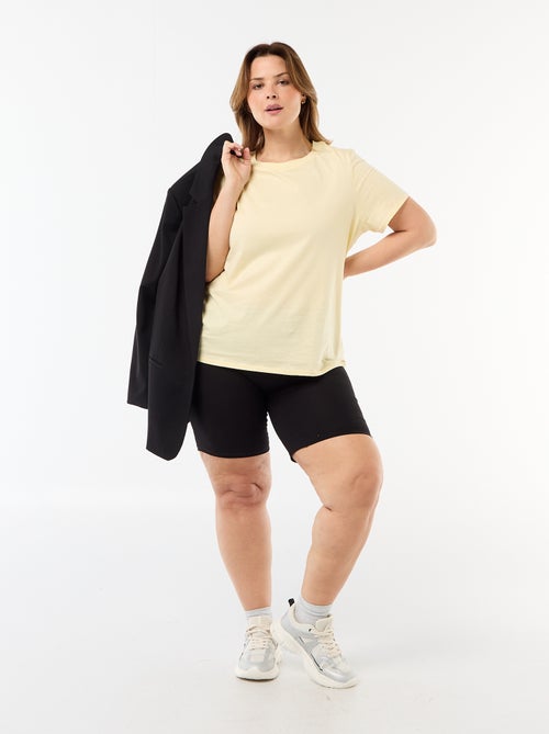 Effen wielrenshort - Kiabi