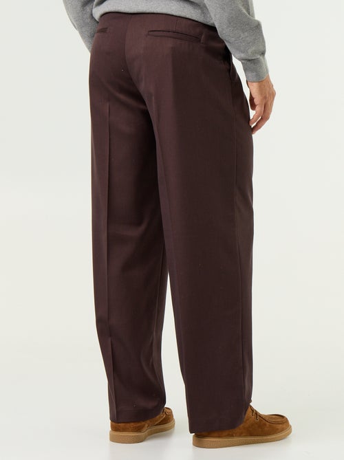 Effen wijde broek - Kiabi