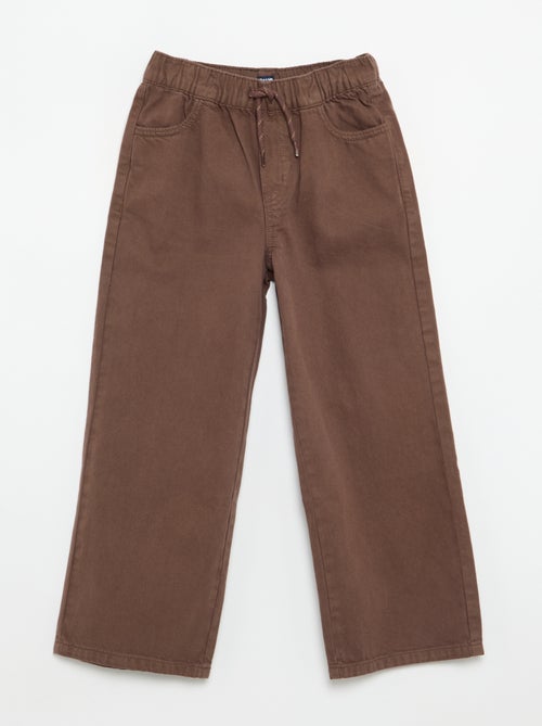 Effen wijde broek - Kiabi