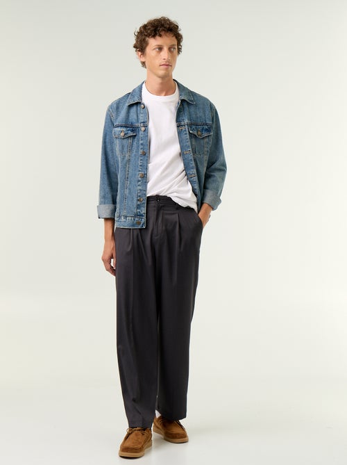 Effen wijde broek - Kiabi