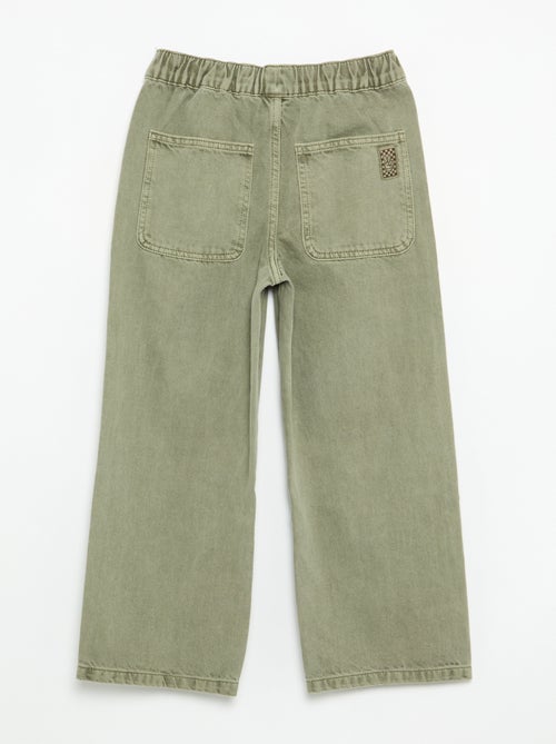 Effen wijde broek - Kiabi