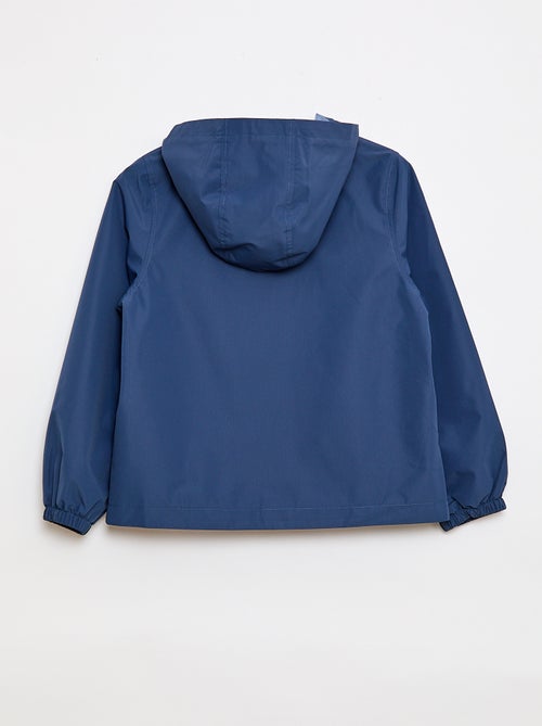 Effen windjack met capuchon - Makkelijk aan te trekken collectie - Kiabi