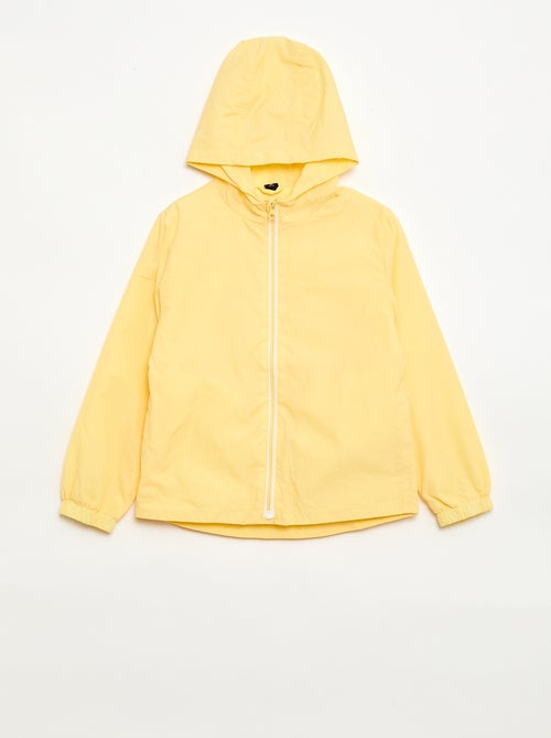 Effen windjas dat in de capuchon kan worden opgeborgen - Kiabi