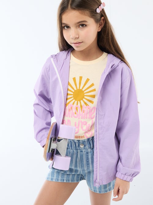 Effen windjas, opvouwbaar in de capuchon - Kiabi