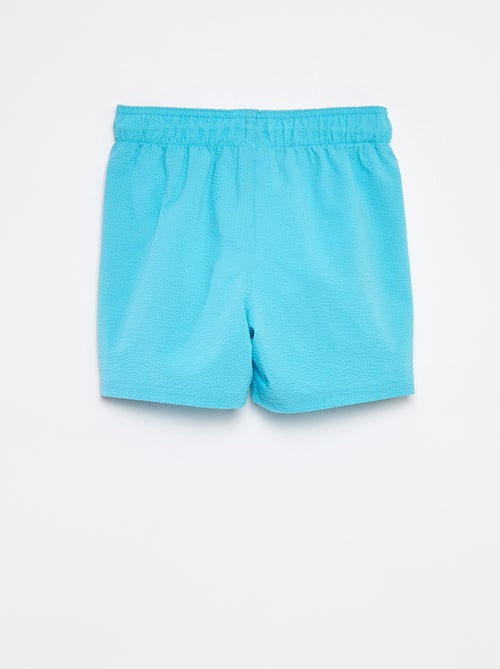 Effen zwembermuda met aantrekkoordje - Kiabi