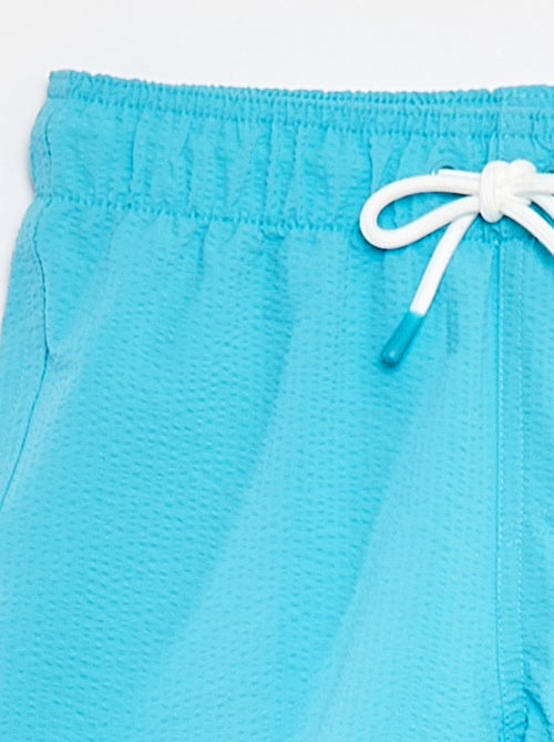 Effen zwembermuda met aantrekkoordje - Kiabi