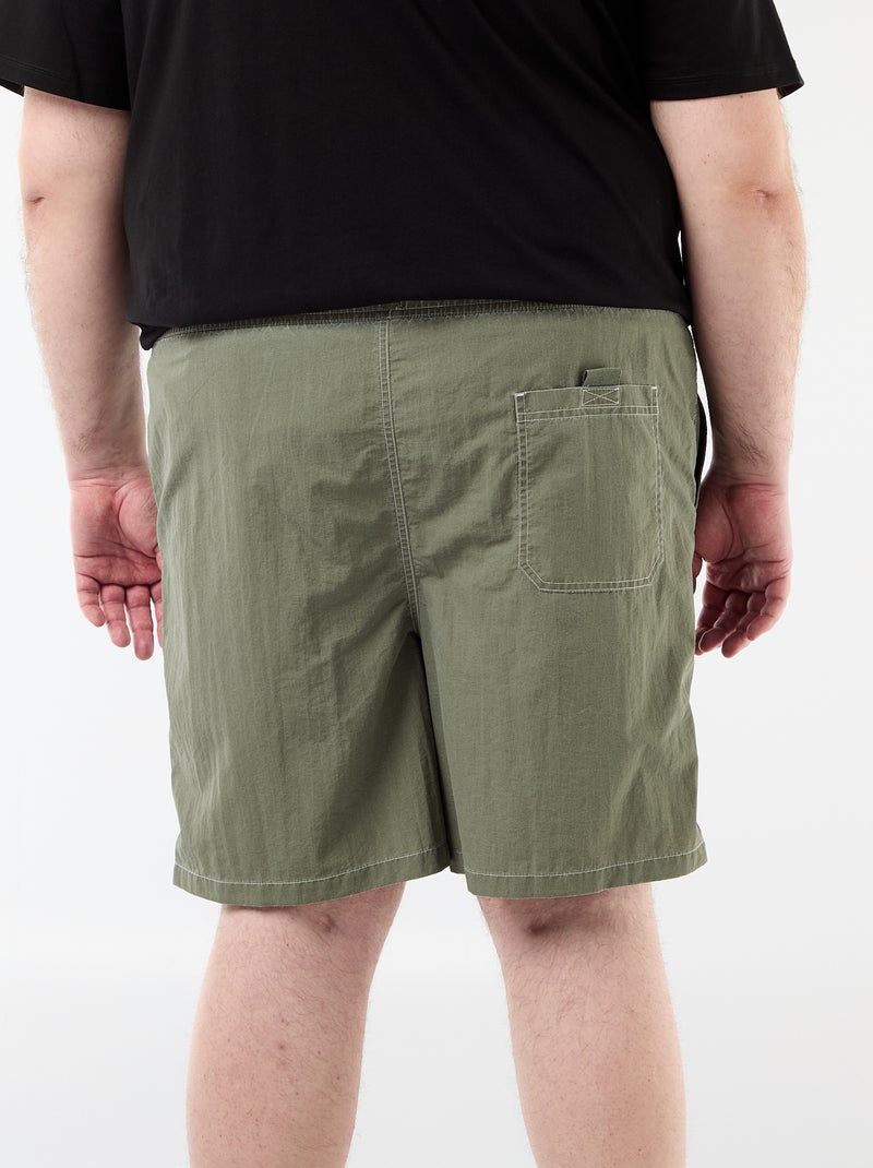 Effen zwembroek Groen - Kiabi