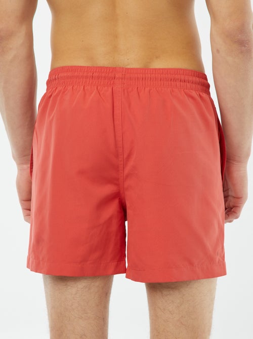 Effen zwemshort met koordjes - Kiabi