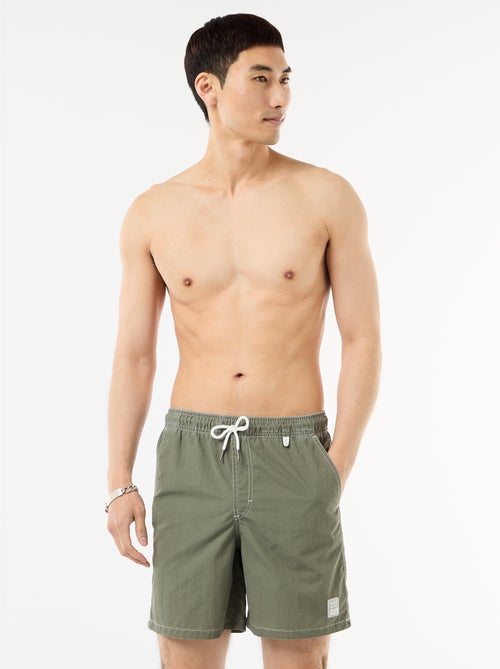 Effen zwemshort met zakken - Kiabi