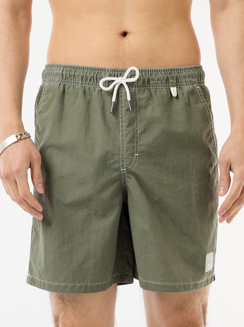 Effen zwemshort met zakken - Kiabi