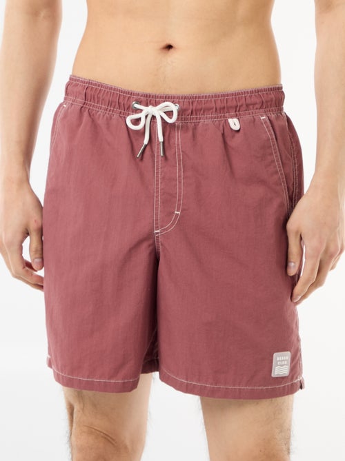 Effen zwemshort met zakken - Kiabi