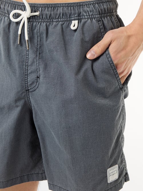 Effen zwemshort met zakken - Kiabi