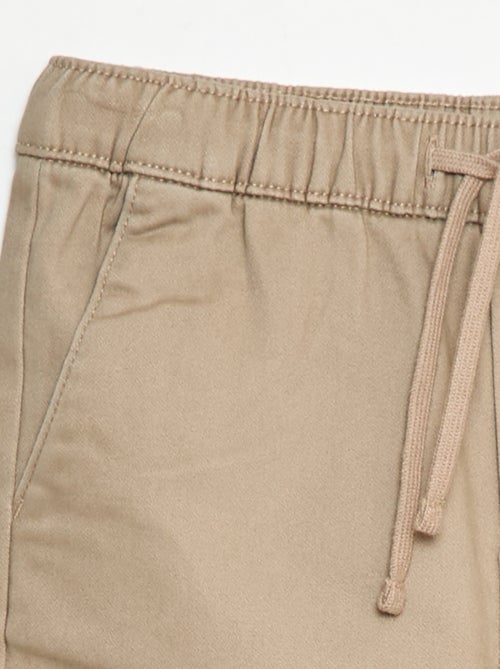 Elastische broek van katoen - Kiabi