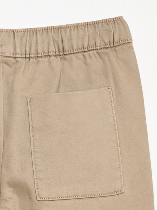 Elastische broek van katoen - Kiabi