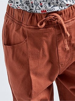 Elastische chino broek - Kiabi