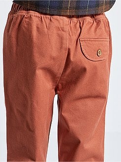 Elastische chino broek - Kiabi