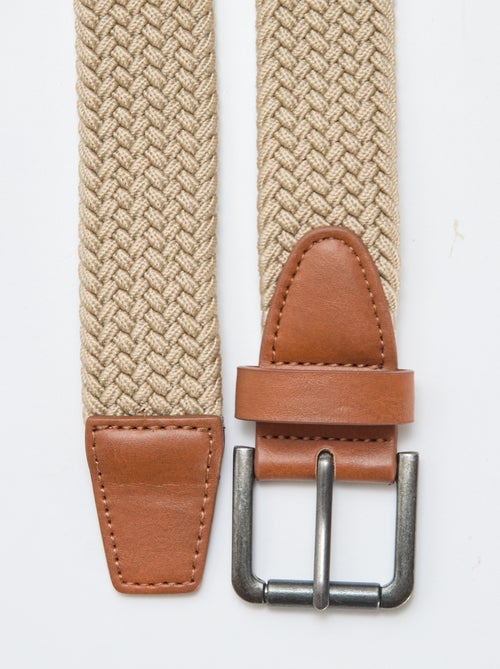 Elastische, gevlochten ceintuur - Kiabi