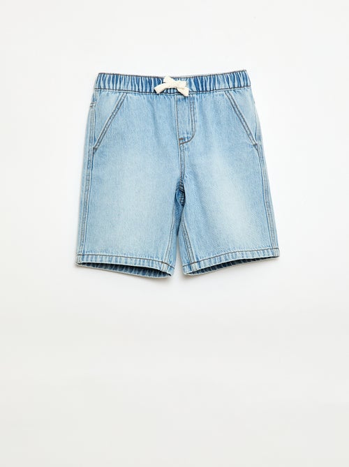 Elastische jeansshort - Kiabi