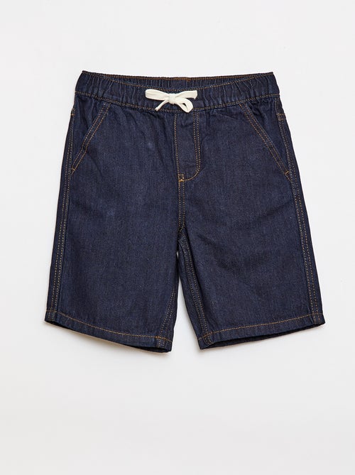 Elastische jeansshort - Kiabi