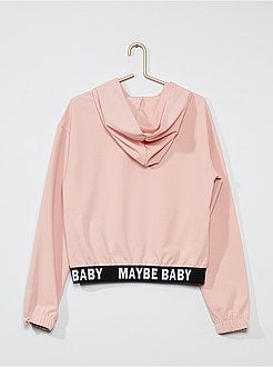 Elastische sweater met capuchon - Kiabi