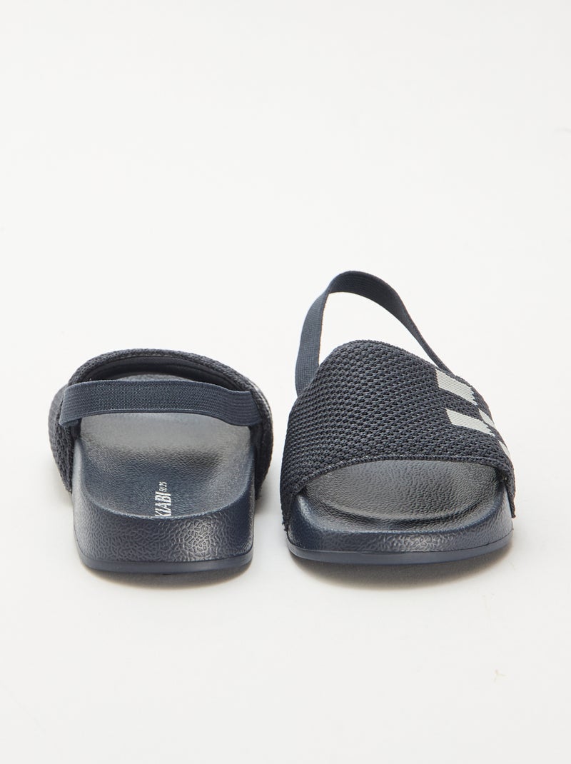 Elastische zwembadslippers Blauw - Kiabi