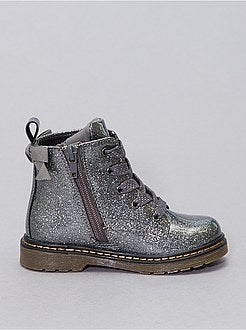 Enkellaarzen met pailletten - Kiabi