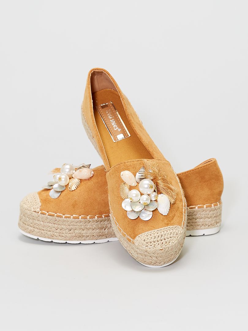 Espadrilles met dikke zool new arrivals