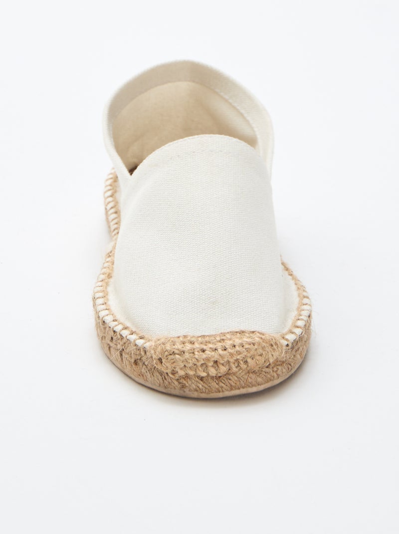 Espadrilles met print Biege - Kiabi