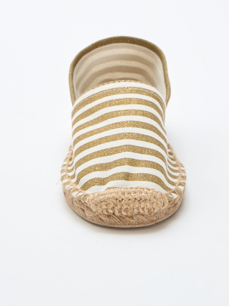 Espadrilles met print Geel - Kiabi