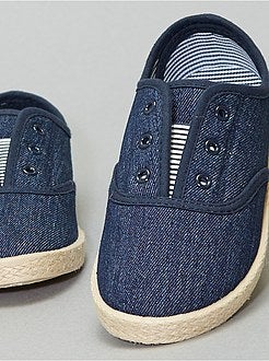 Schoenen - Espadrilles van denim - Kiabi