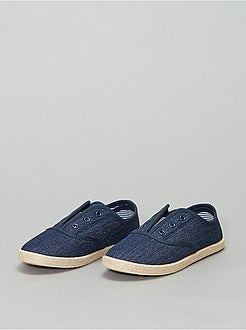 Schoenen - Espadrilles van denim - Kiabi