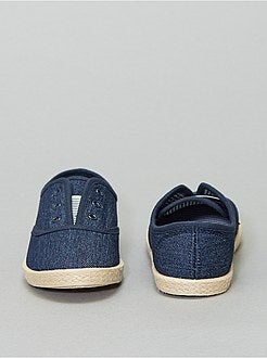 Schoenen - Espadrilles van denim - Kiabi