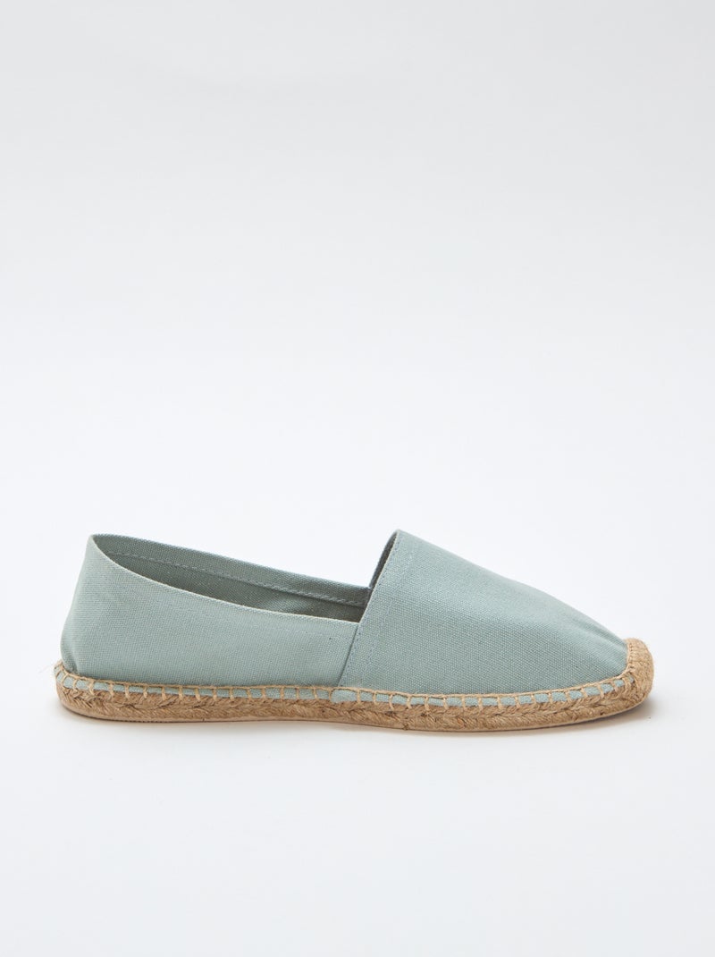 Espadrilles van mesh Groen - Kiabi