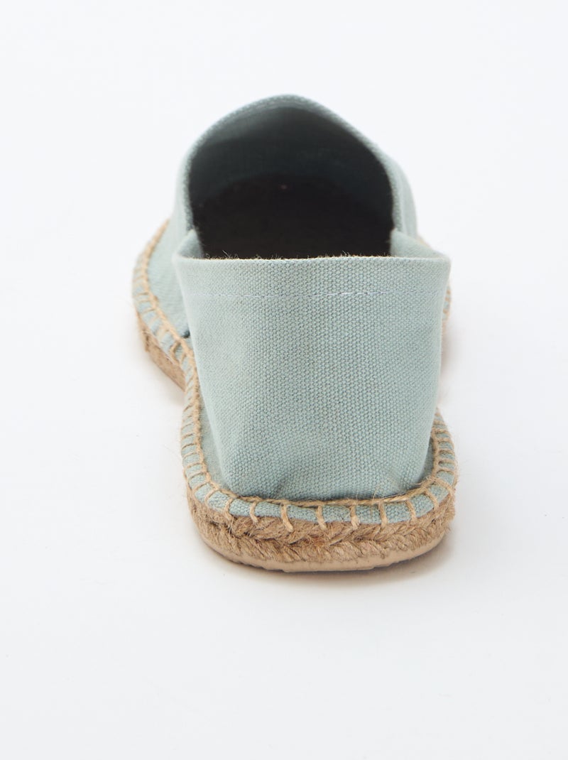 Espadrilles van mesh Groen - Kiabi