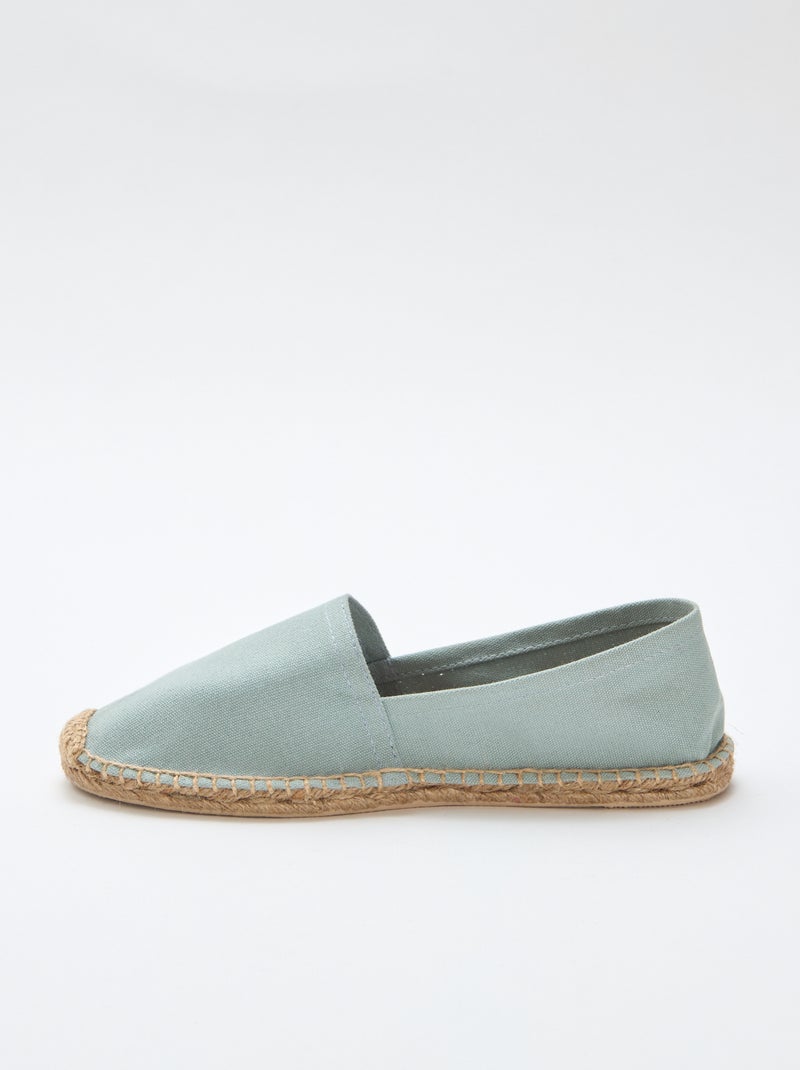 Espadrilles van mesh Groen - Kiabi