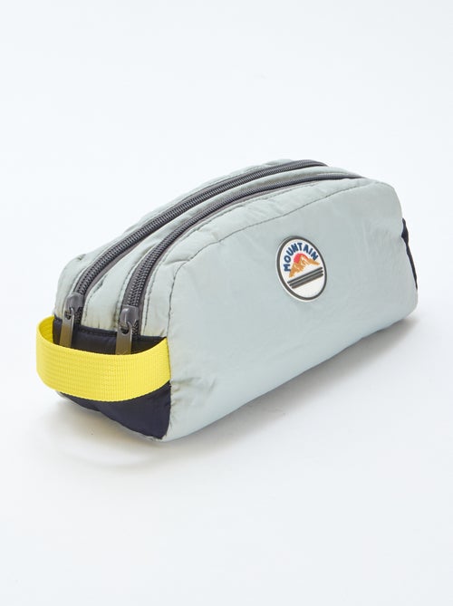 Etui met twee vakken en colorblock-ontwerp - Kiabi