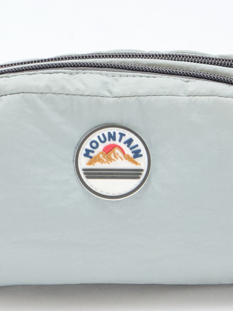 Etui met twee vakken en colorblock-ontwerp Groen - Kiabi