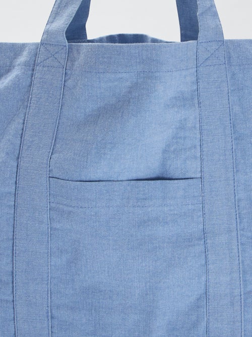 Extra grote katoenen strandshopper - Kiabi