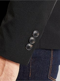 Extra slim-fit kostuumjasje van keperstof - Kiabi