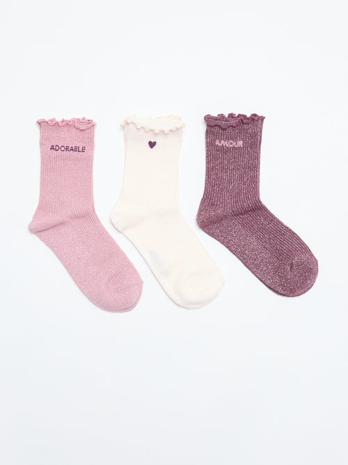 Fantasiesokken met pailletten - Kiabi Fantasiesokken met pailletten - Kiabi
