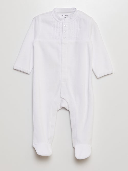 Feestelijk fluwelen slaappakje - Kiabi